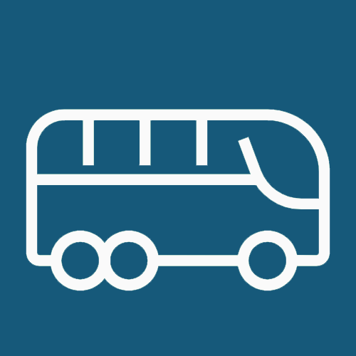 Icon mit einem Bus